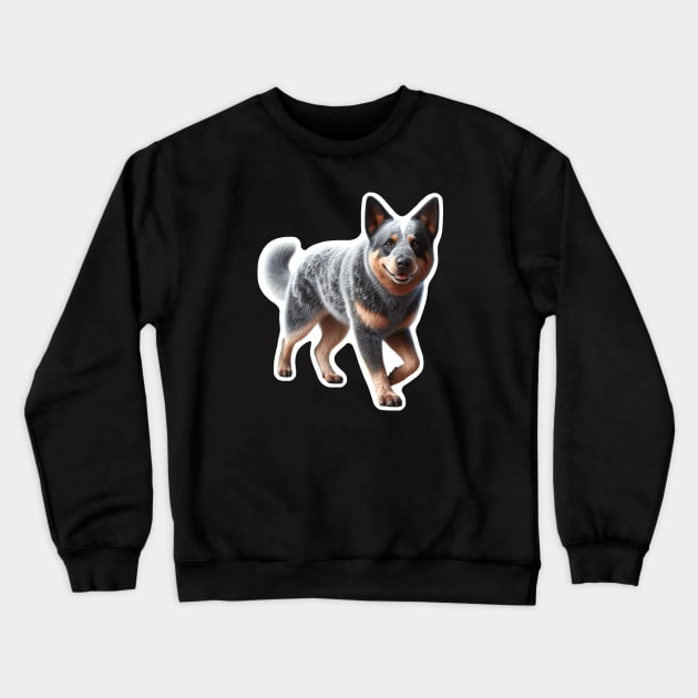 Australian Cattle Dog Crewneck Sweatshirt by millersye